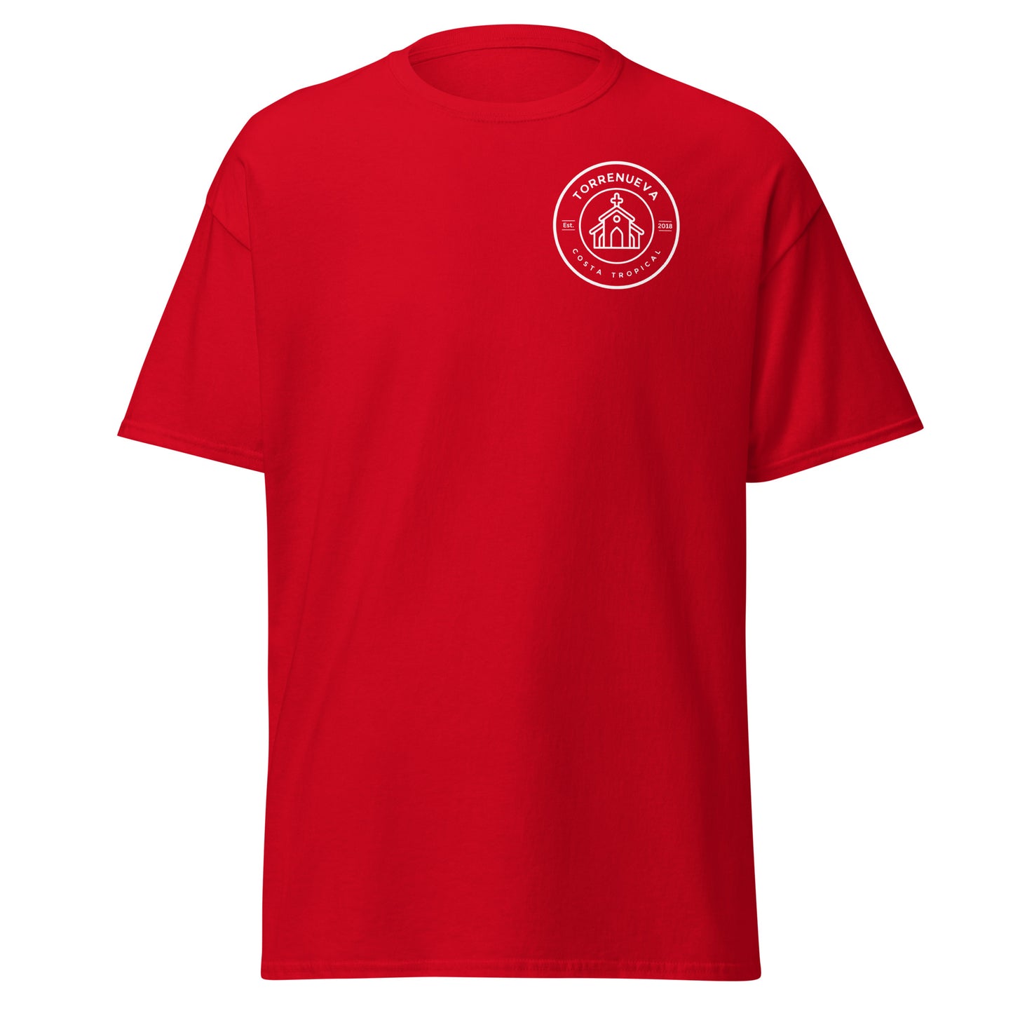 Torrenueva Costa, Est. 2018, Kirchenwappen || Klassisches T-Shirt