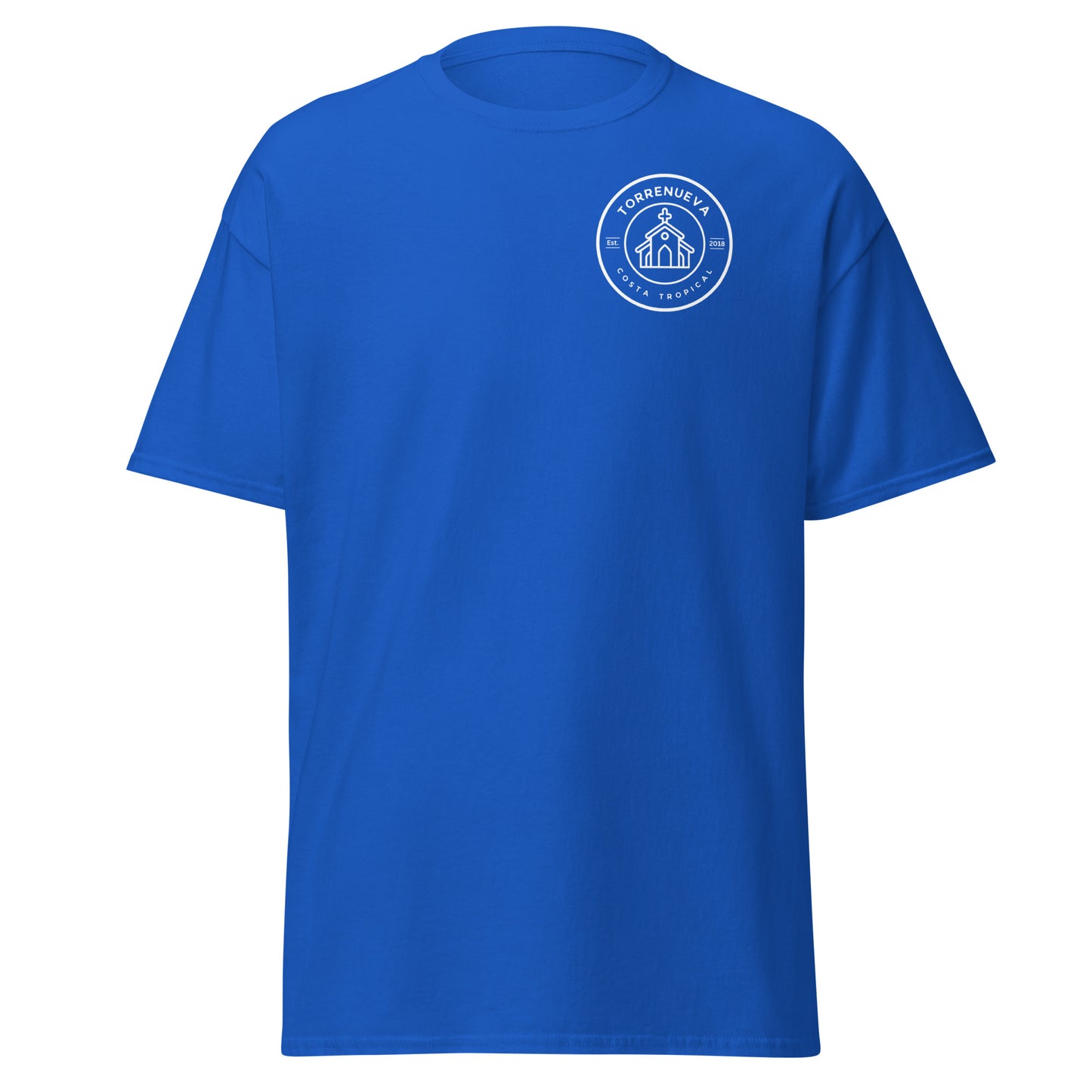 Torrenueva Costa, Est. 2018, Kirchenwappen || Klassisches T-Shirt