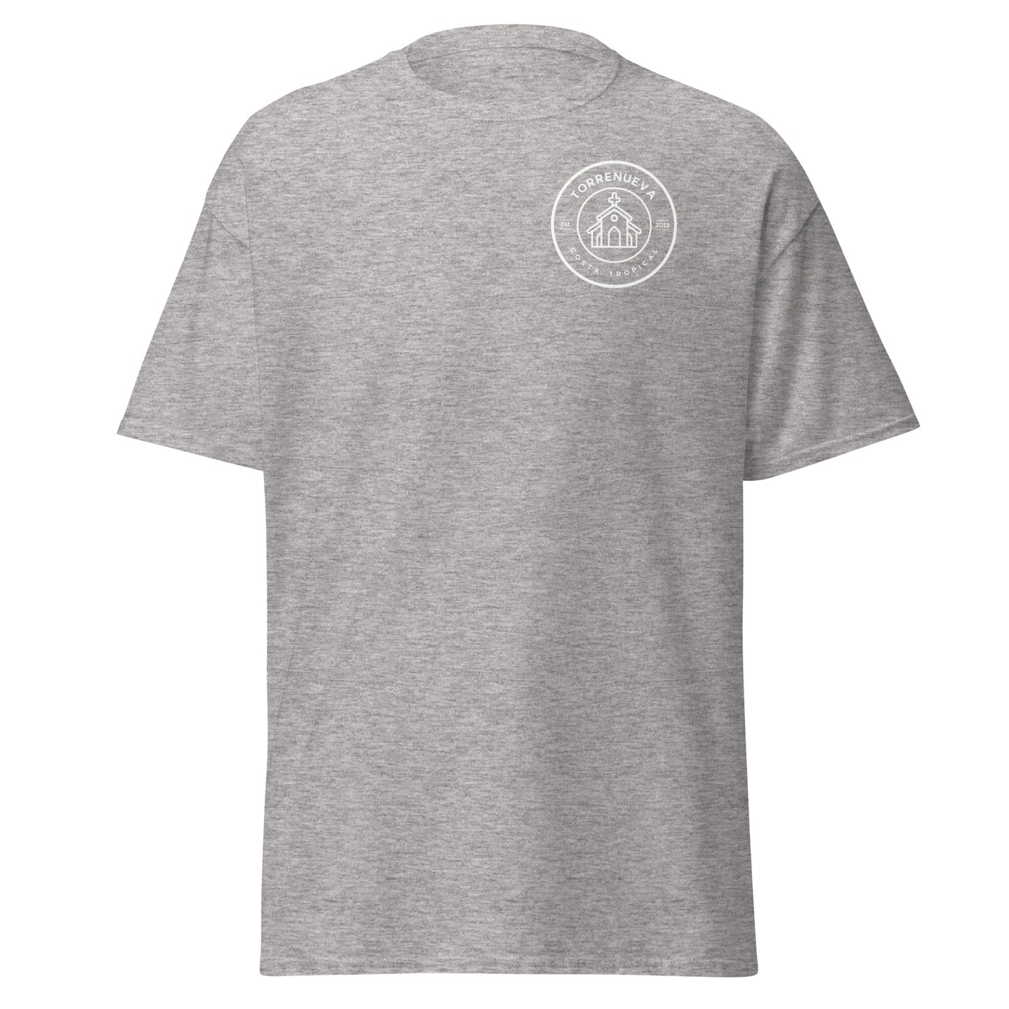 Torrenueva Costa, Est. 2018, Kirchenwappen || Klassisches T-Shirt