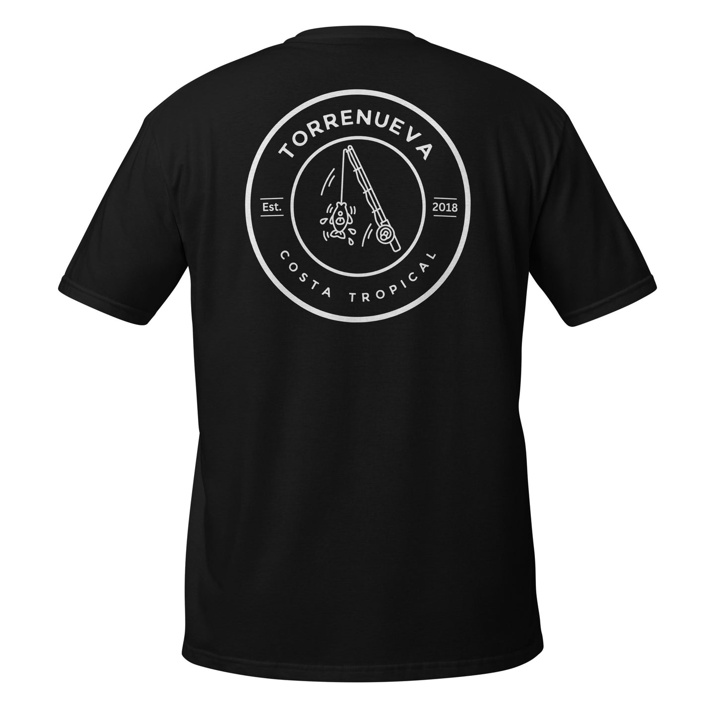 Torr Costa Est 2018, Fish On, Vorder- und Rückseite || Weiches T-Shirt
