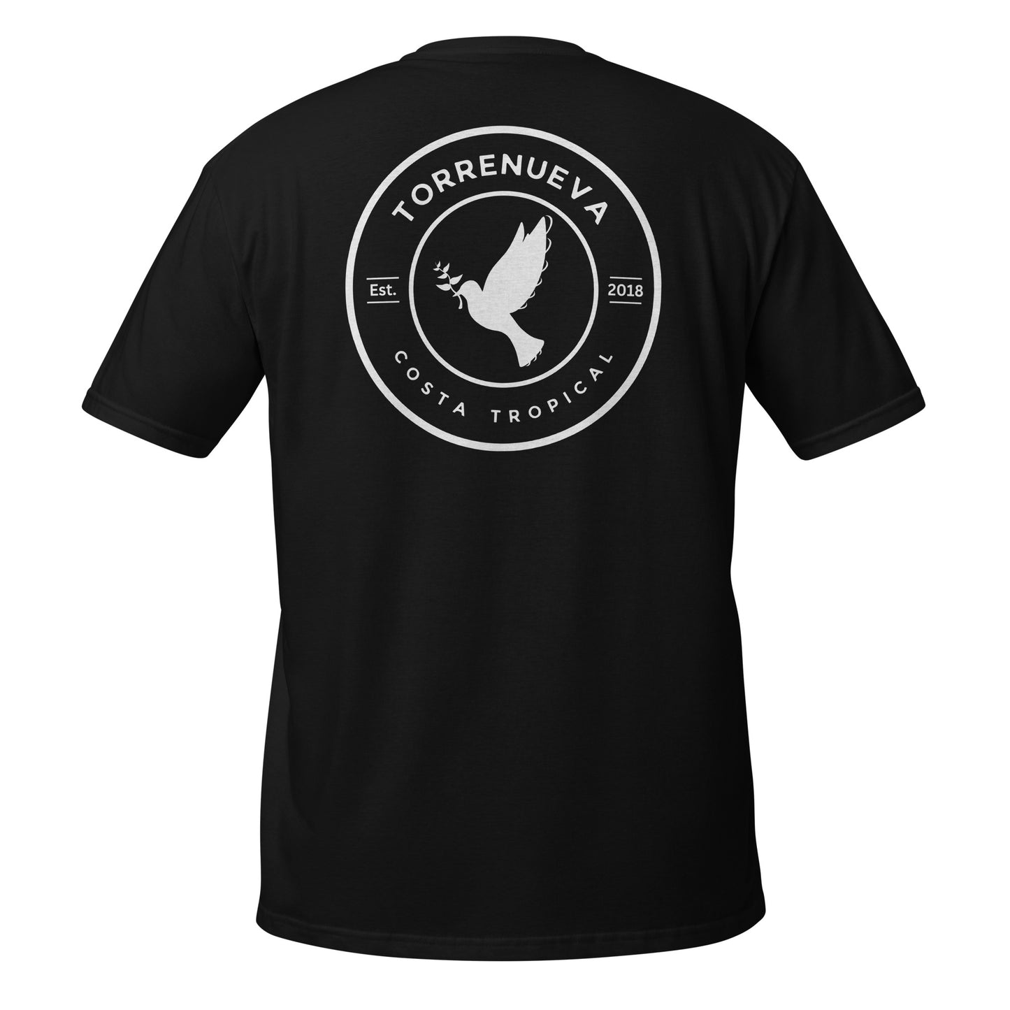 Torrenueva Costa, Taube und Olivenzweig, Wappen und Rücken || Weiches T-Shirt