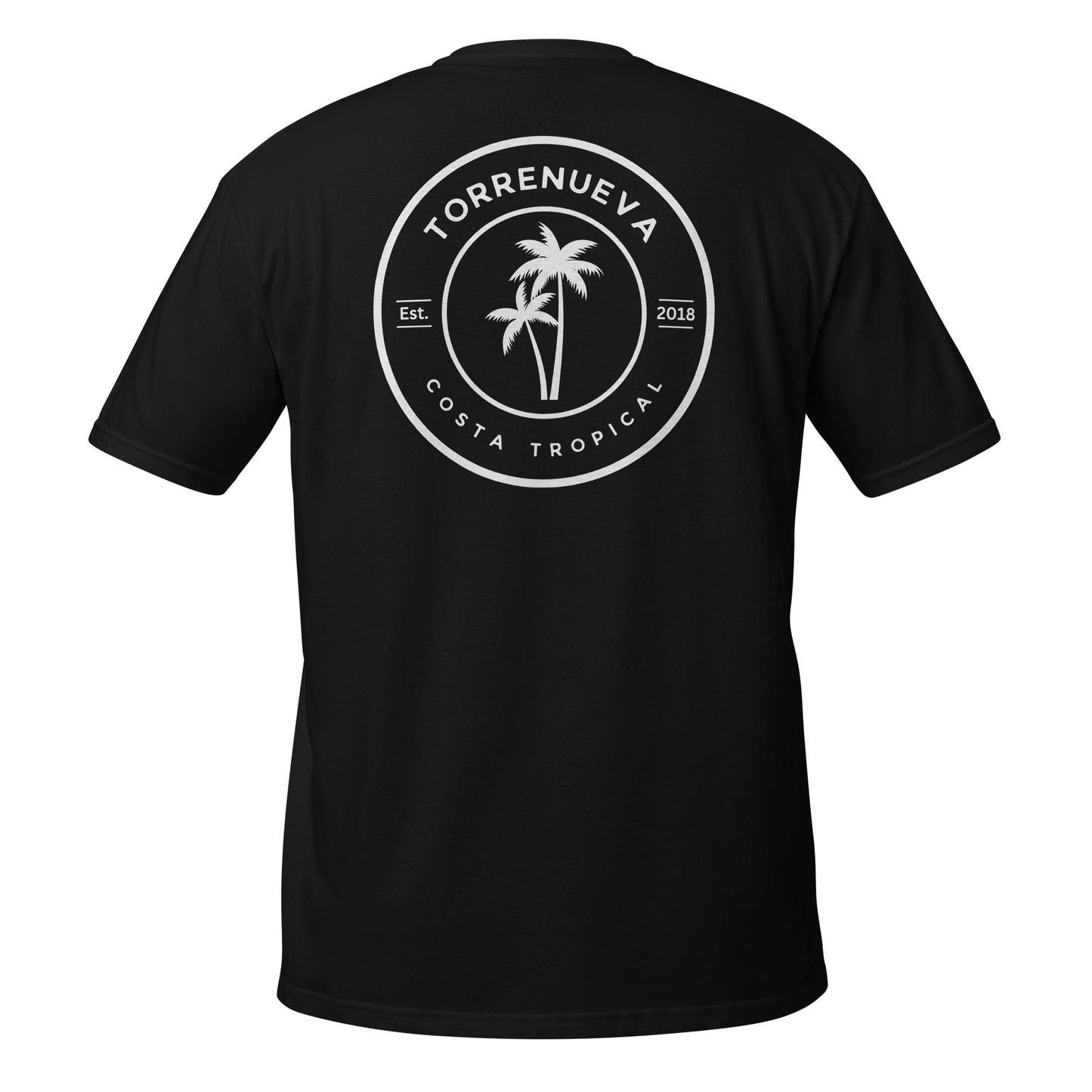 Torrenueva Costa, Est. 2018, Palms Crest & Back || Weiches T-Shirt