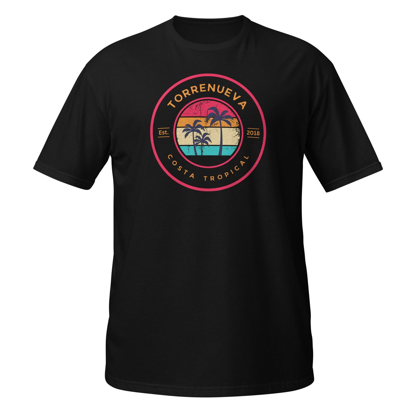 Torrenueva Costa Est 2018, 3 Palmen || Weiches T-Shirt