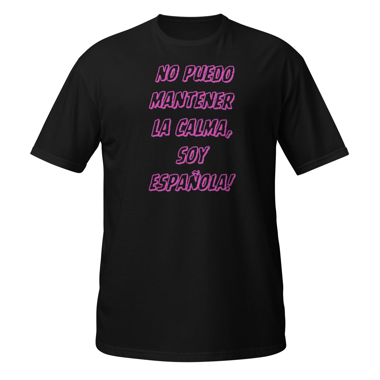 No Puedo Mantener la Calma, Soy Español Pink || Weiches T-Shirt
