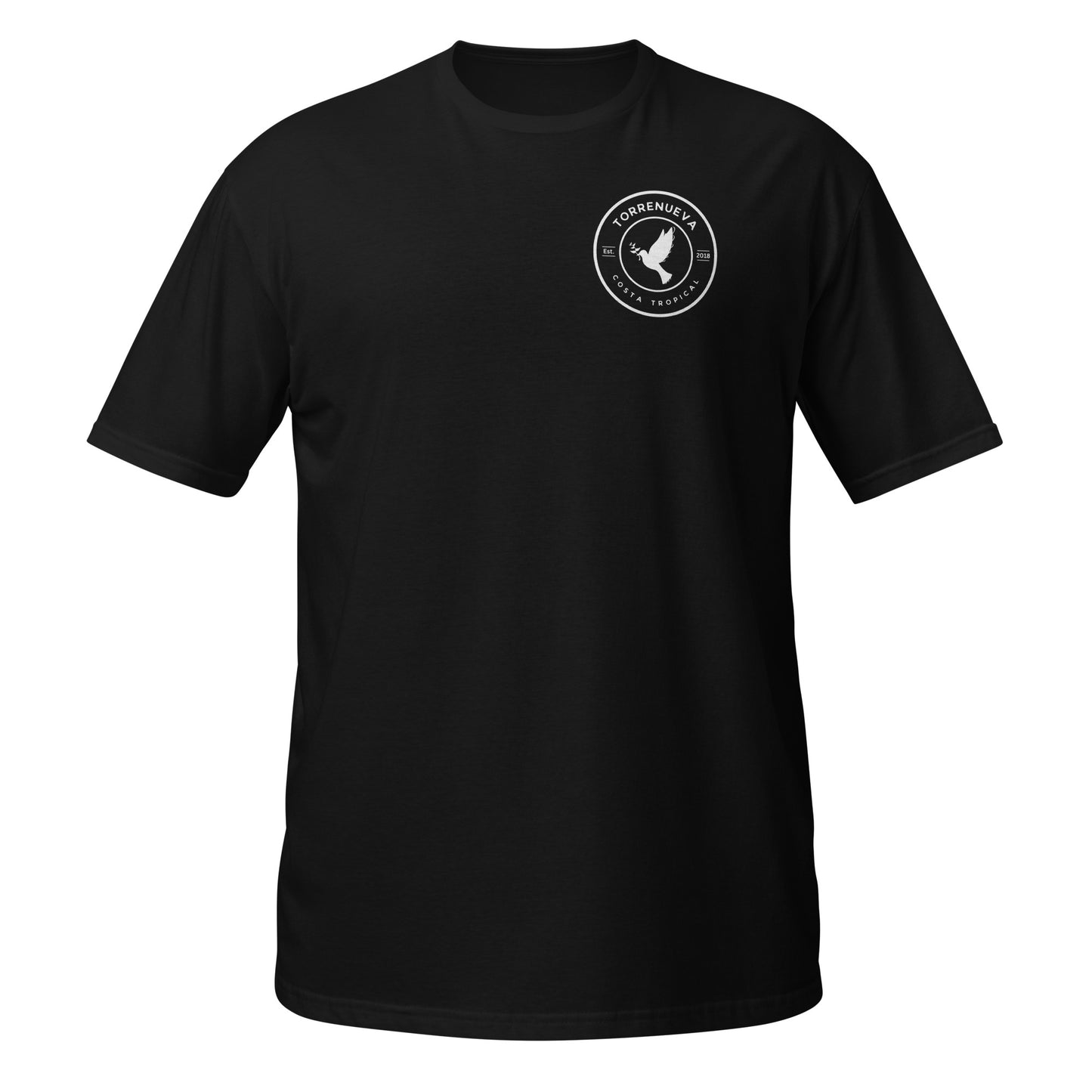 Torrenueva Costa, Taube und Olivenzweig, Wappen und Rücken || Weiches T-Shirt