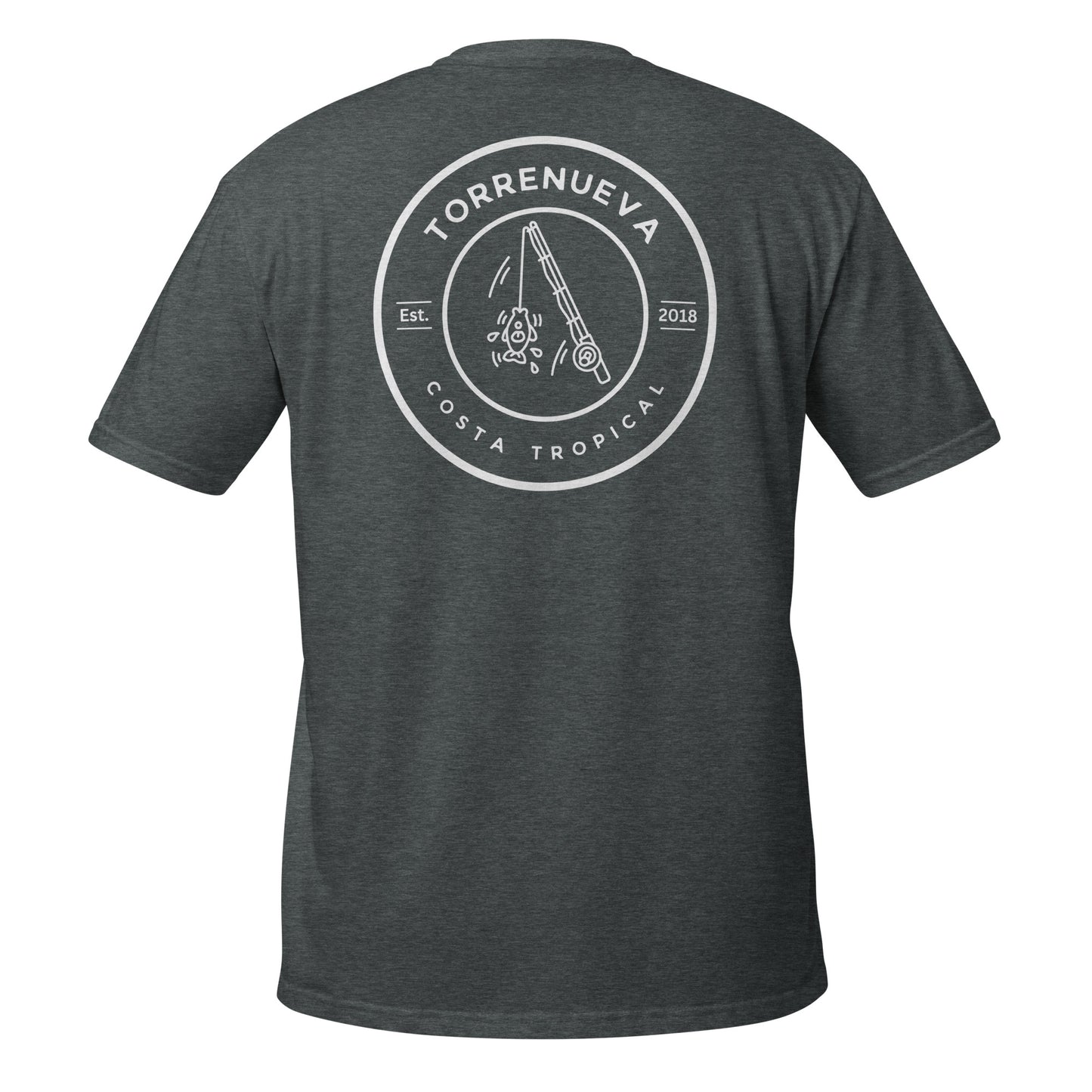 Torr Costa Est 2018, Fish On, Vorder- und Rückseite || Weiches T-Shirt