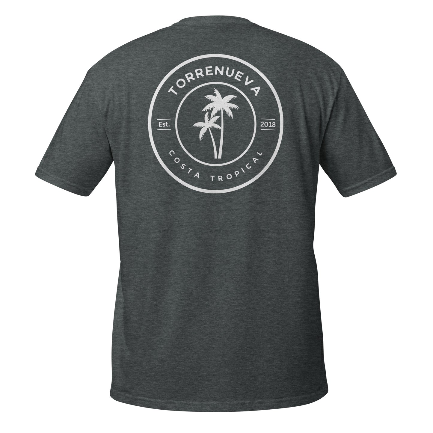 Torrenueva Costa, Est. 2018, Palms Crest & Back || Weiches T-Shirt