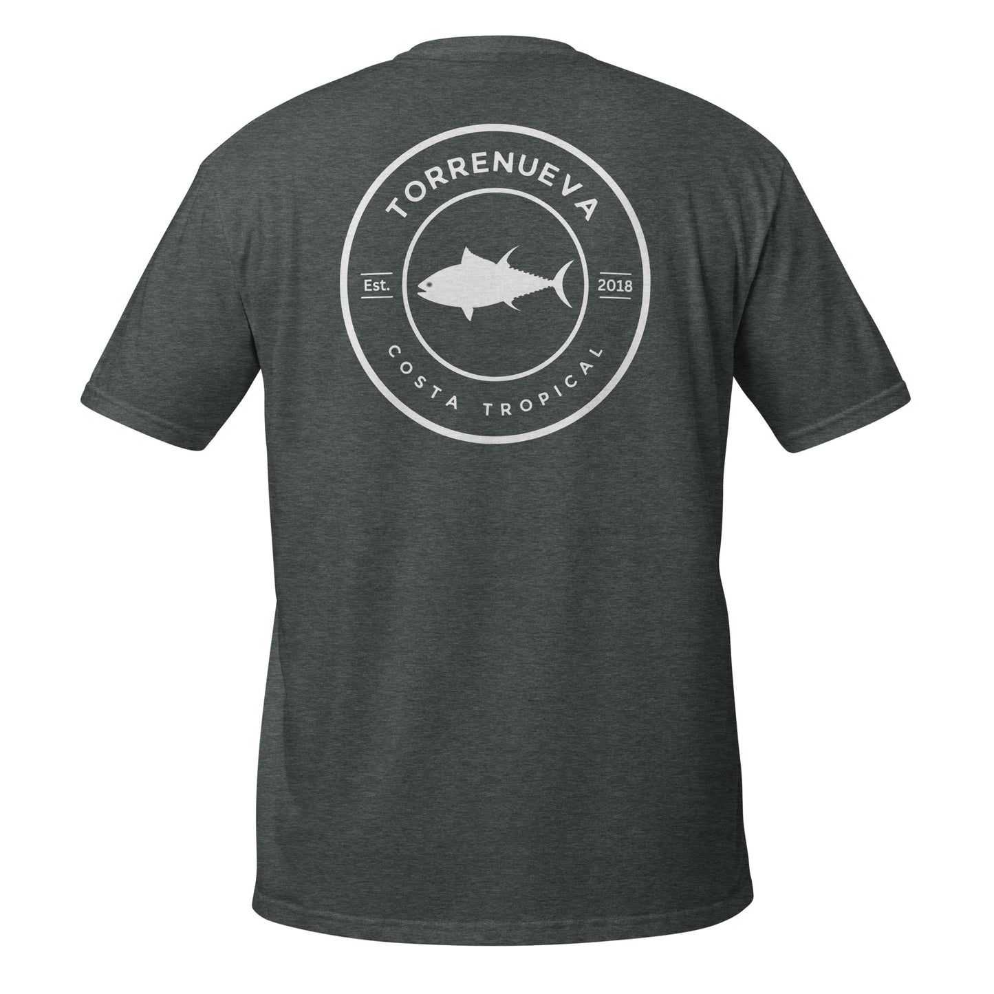 Torrenueva Costa, Est. 2018, Thunfisch, Kamm und Rücken || Weiches T-Shirt