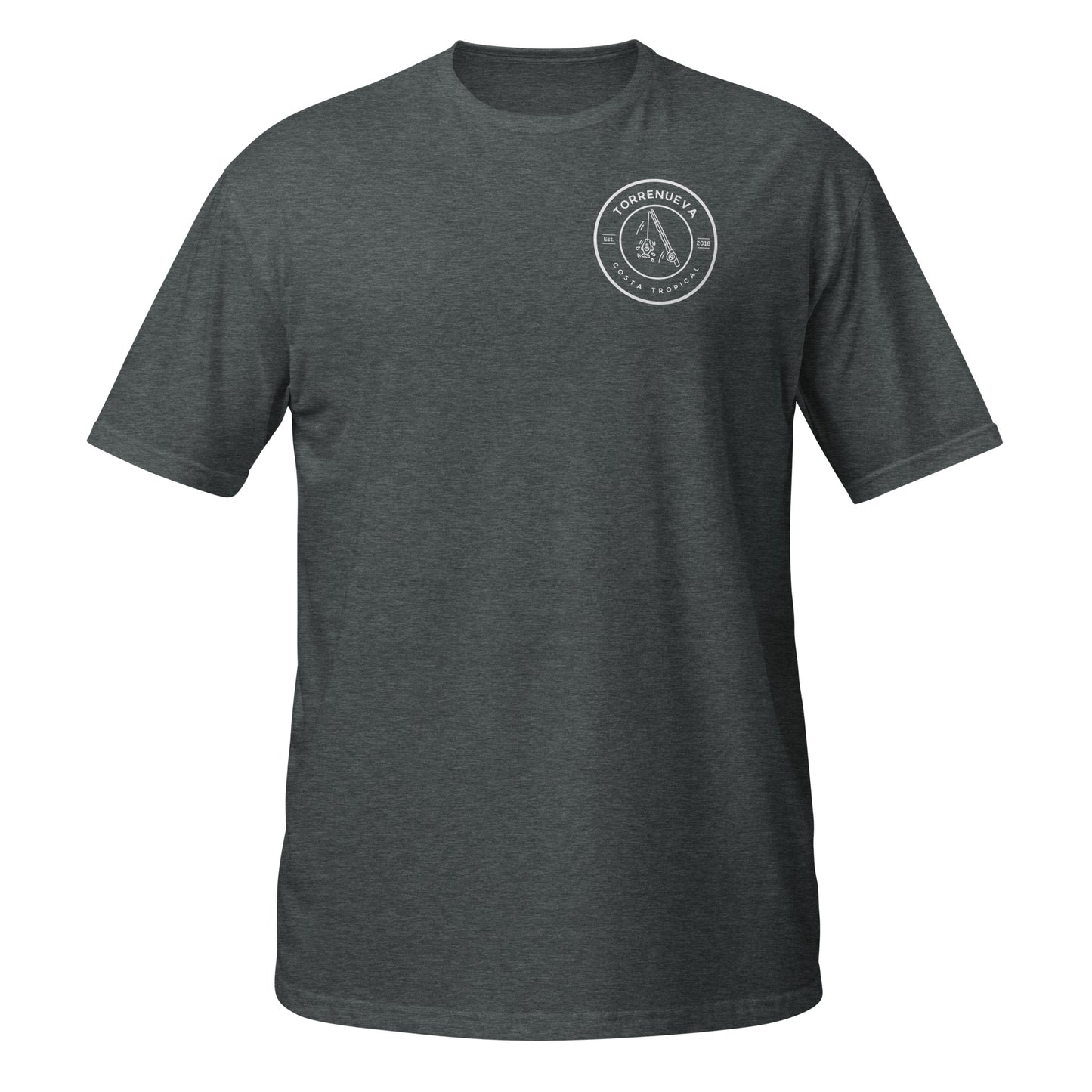 Torr Costa Est 2018, Fish On, Vorder- und Rückseite || Weiches T-Shirt
