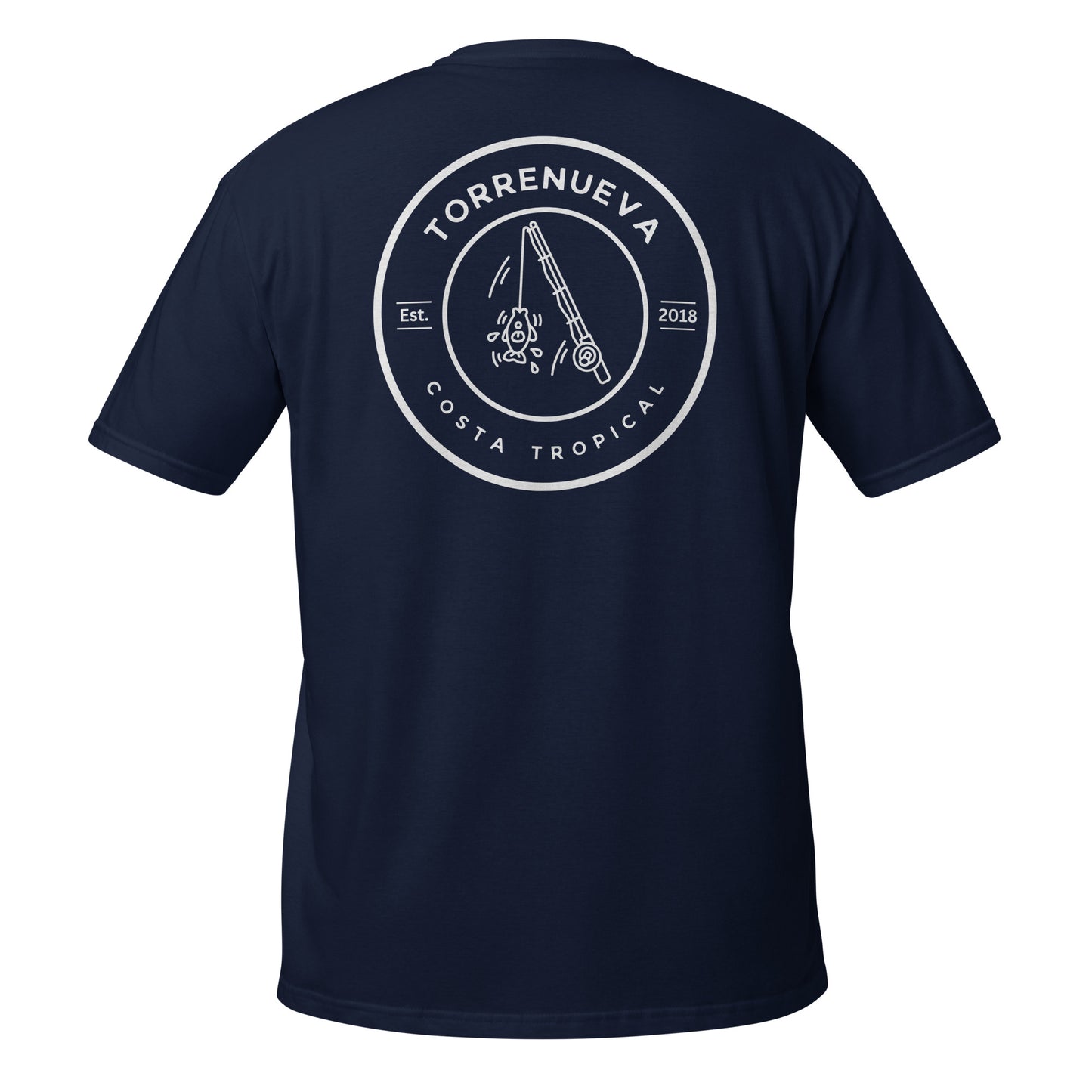 Torr Costa Est 2018, Fish On, Vorder- und Rückseite || Weiches T-Shirt
