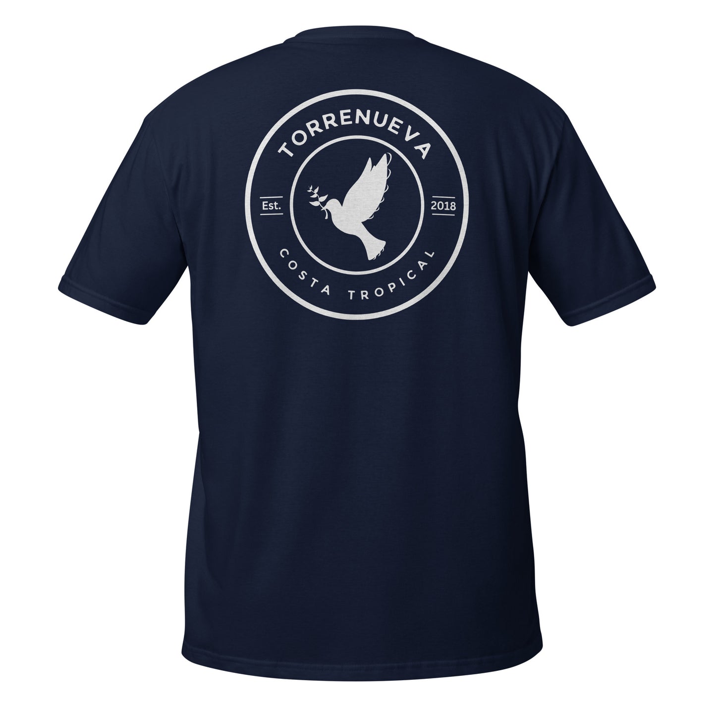 Torrenueva Costa, Taube und Olivenzweig, Wappen und Rücken || Weiches T-Shirt