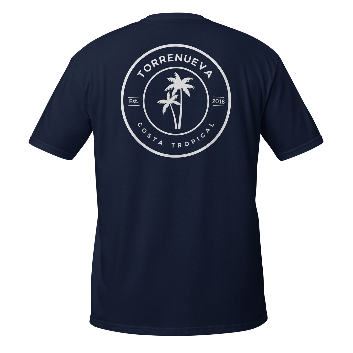 Torrenueva Costa, Est. 2018, Palms Crest & Back || Weiches T-Shirt