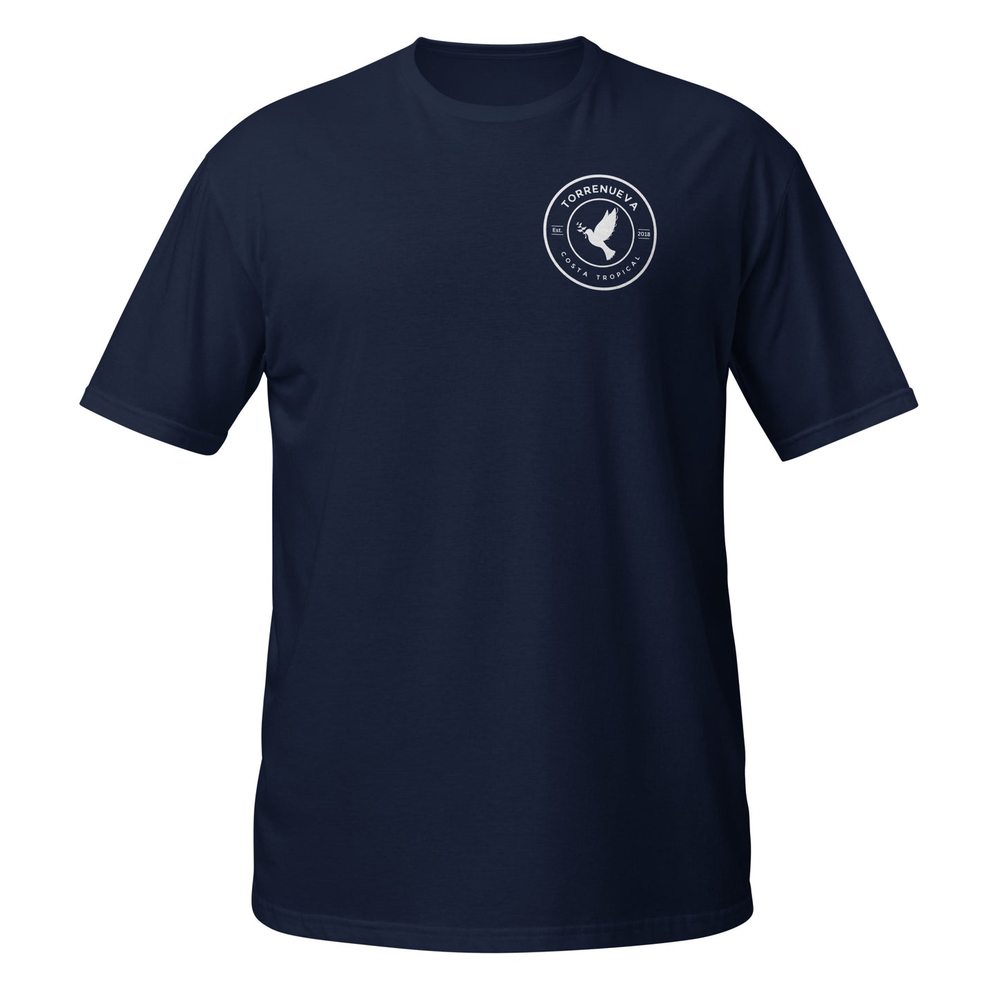 Torrenueva Costa, Taube und Olivenzweig, Wappen und Rücken || Weiches T-Shirt