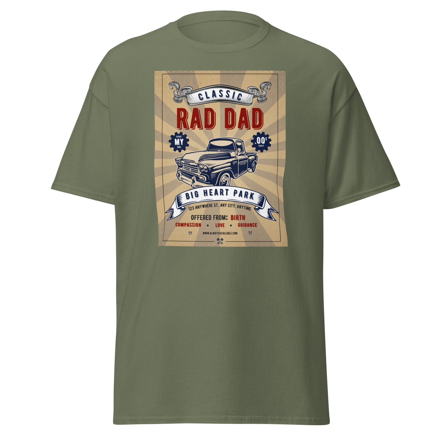 RAD DAD || Klassisches Unisex-T-Shirt