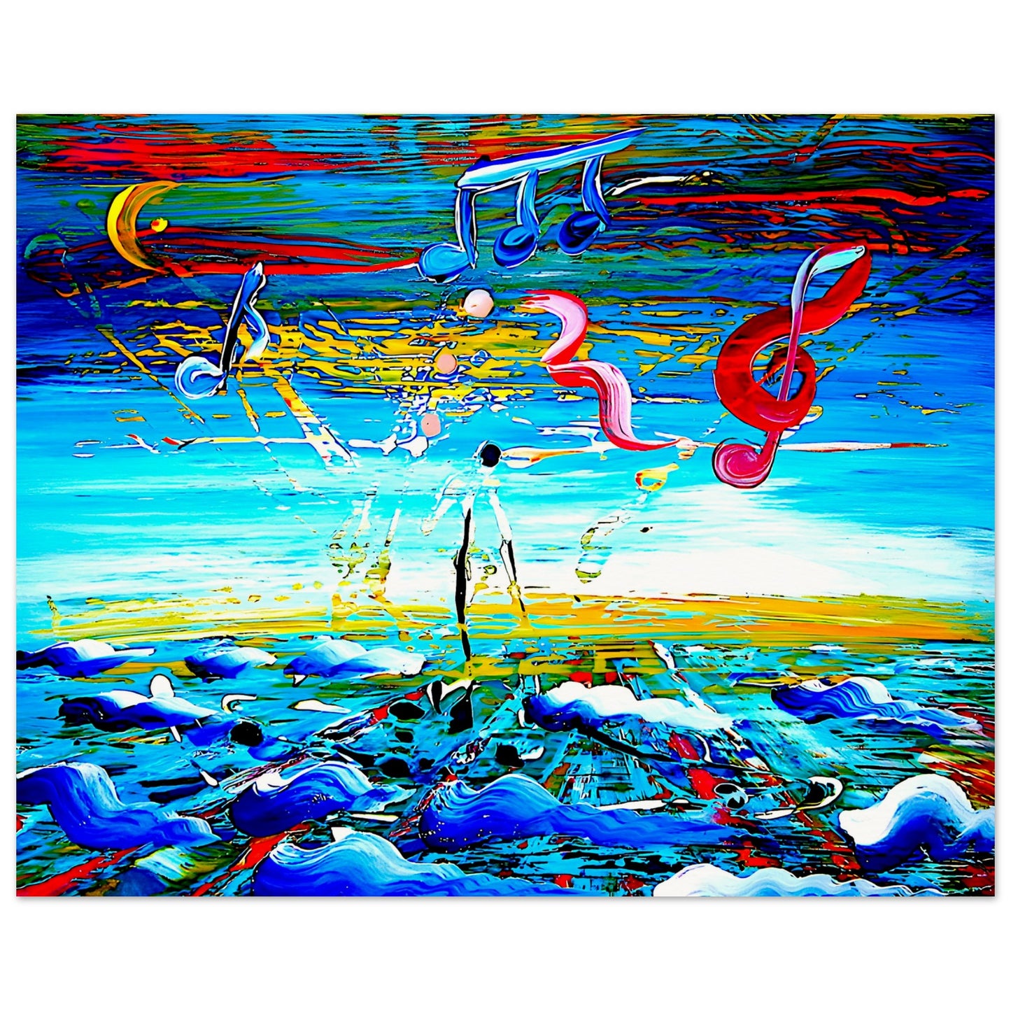 Celestial Musician || Museum-Quality Matte Paper Poster