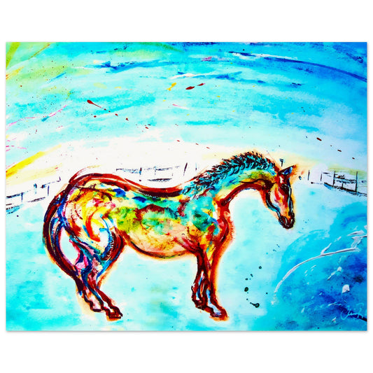 Caballo Celestial || Póster de papel mate con calidad de museo