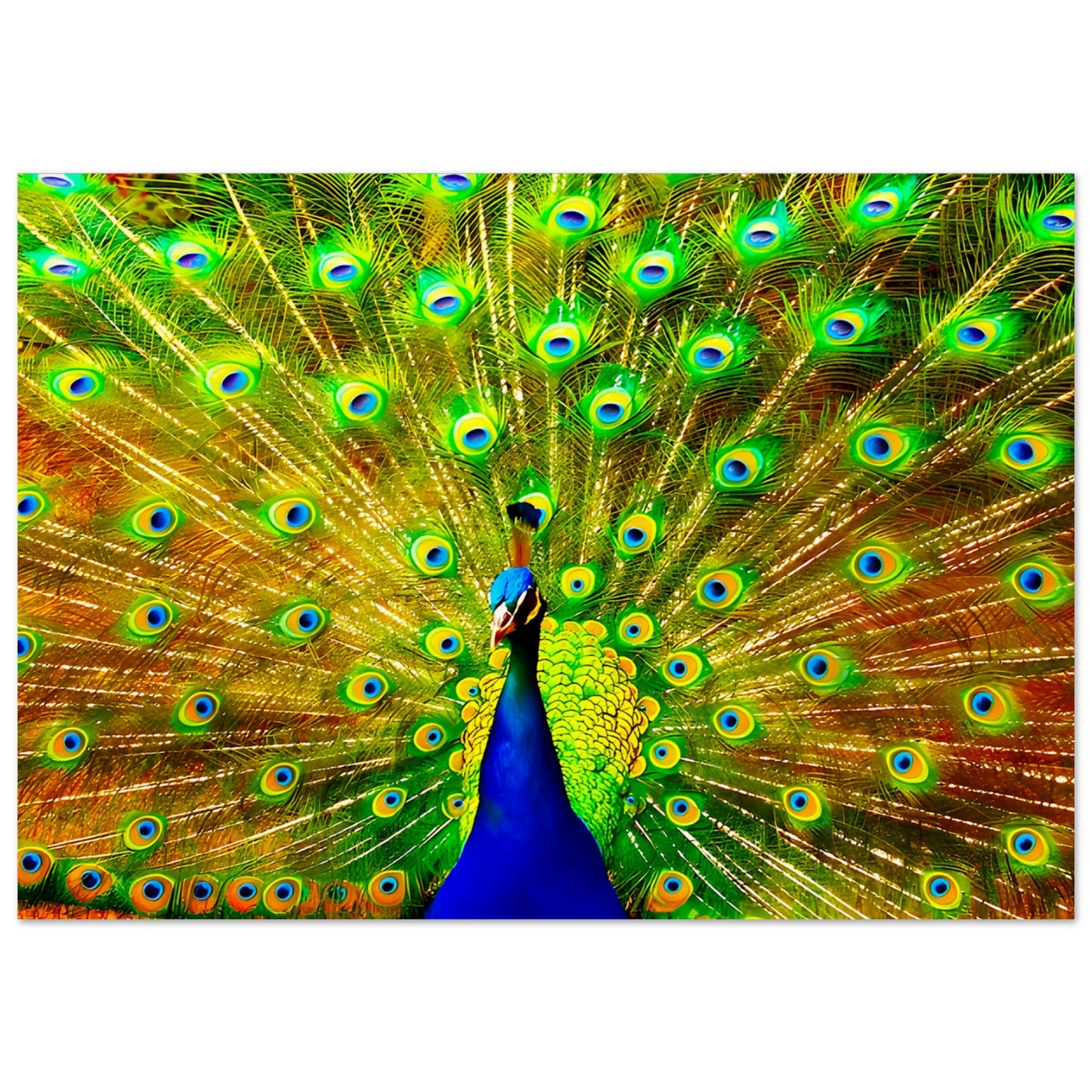 Maui Peacock || Museum-Quality Matte Paper Poster