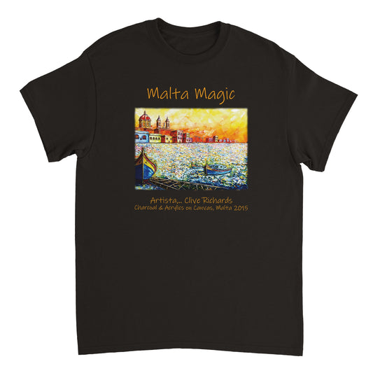 Malta Magic Artista Clive || Heavyweight Unisex Crewneck Tee