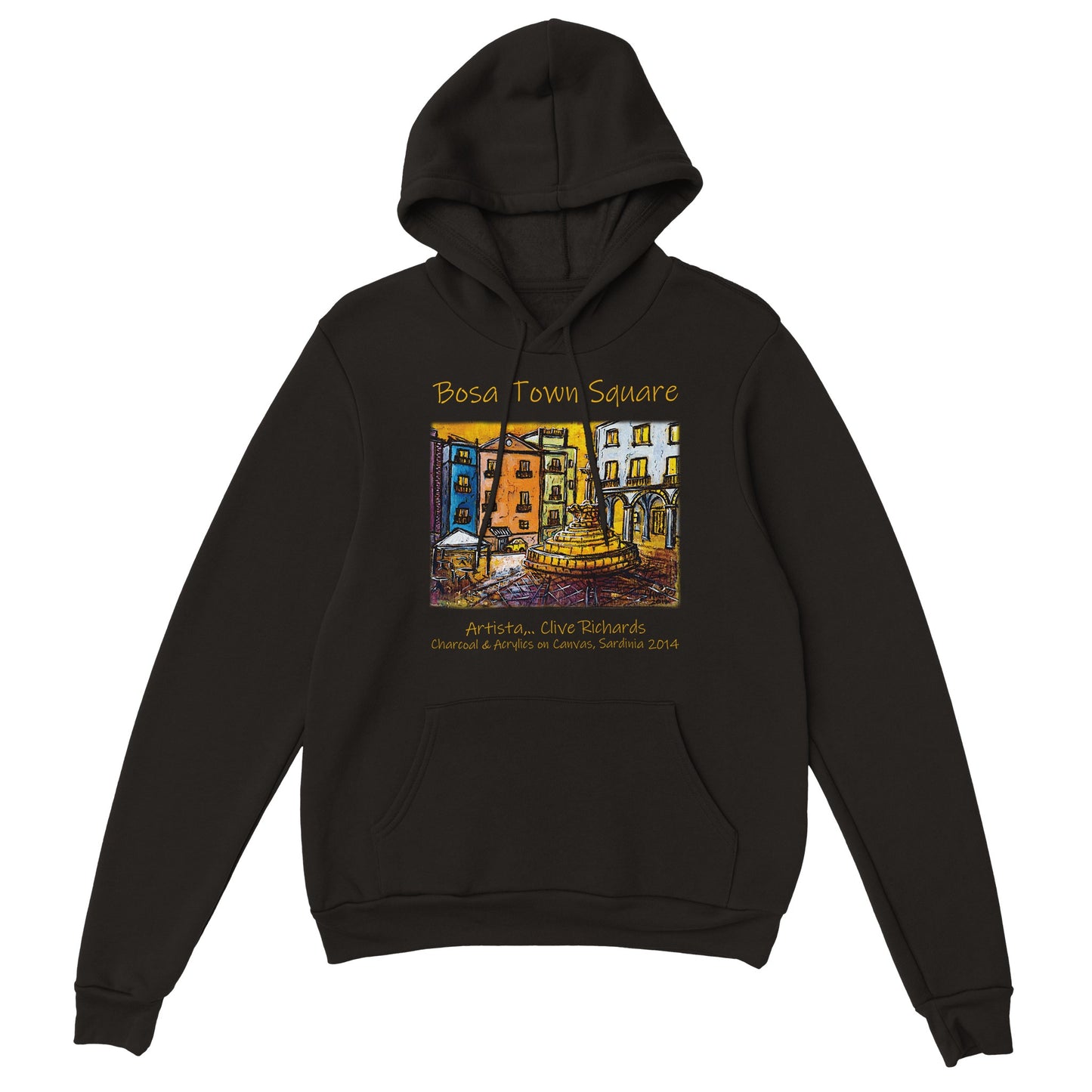 Bosa Town Square, Artista Clive || Classic Unisex Pullover Hoodie