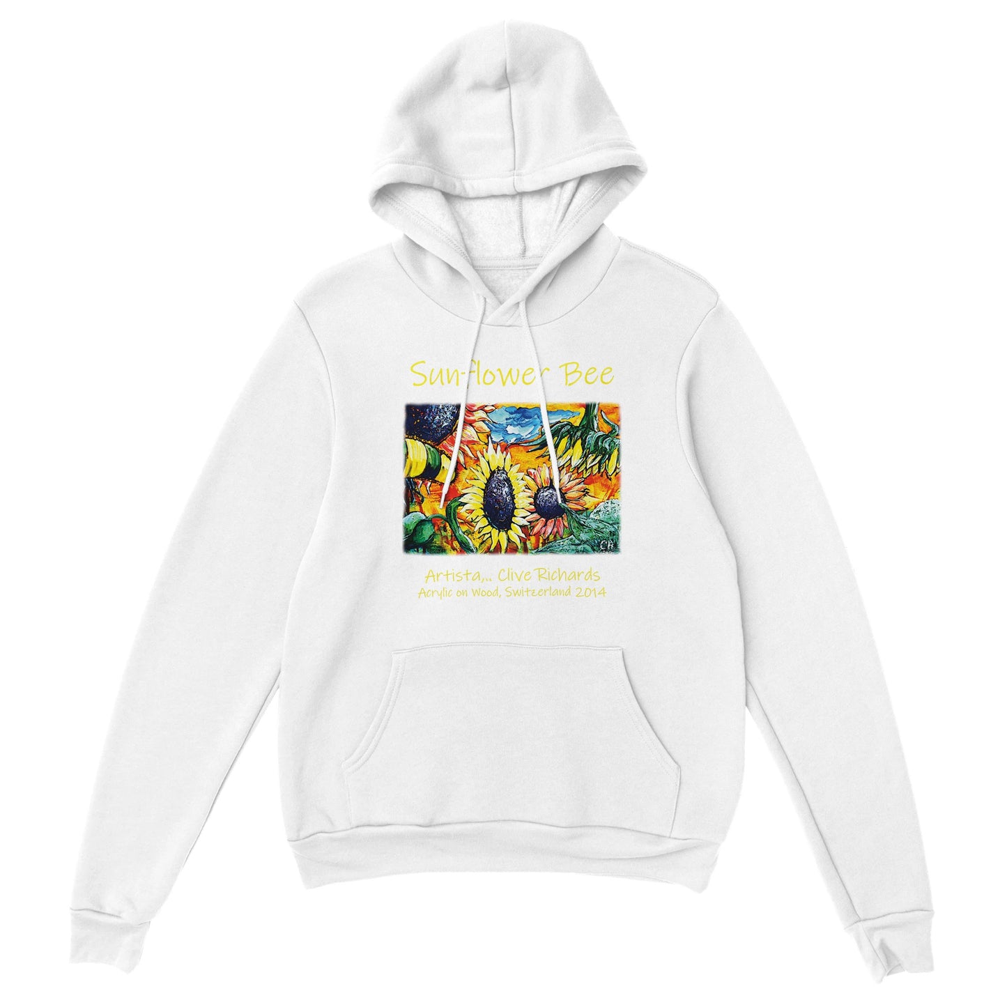 Sunflower Bee Artista Clive || Klassischer Unisex-Pullover-Hoodie