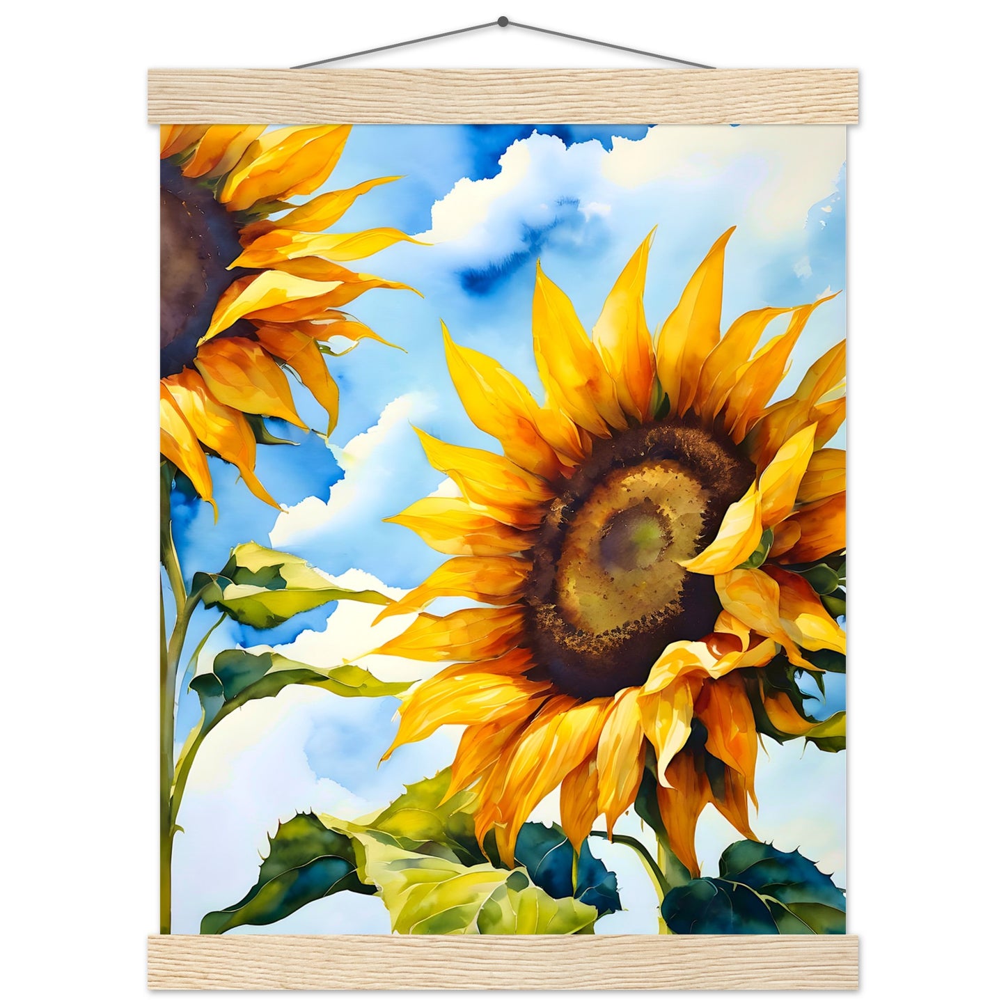 Sunflower Summer || Premium Matte Paper Poster with Hanger