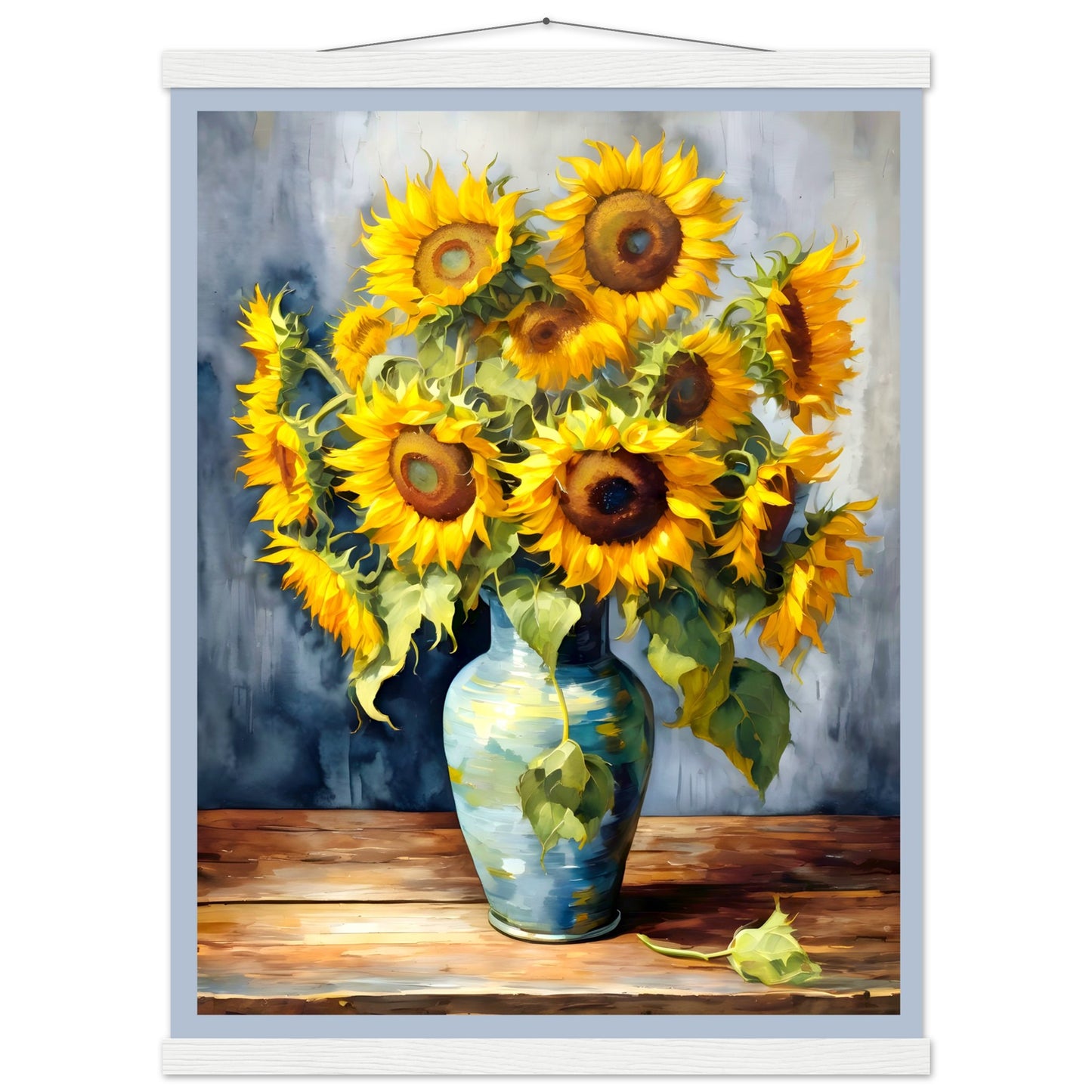 Manojo de girasoles || Póster de papel mate premium con colgador