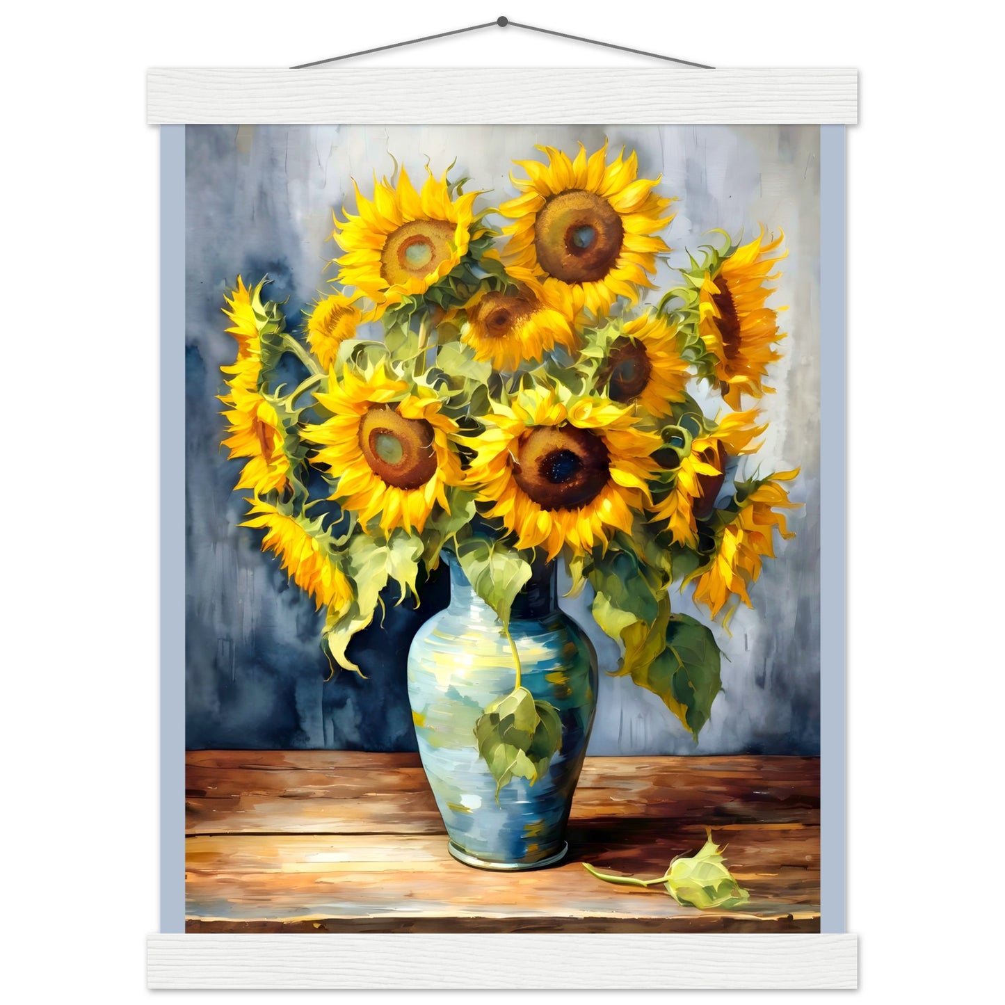 Manojo de girasoles || Póster de papel mate premium con colgador