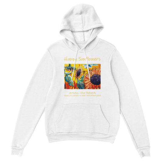 Happy Sunflowers Artista Clive || Klassischer Unisex-Pullover-Hoodie