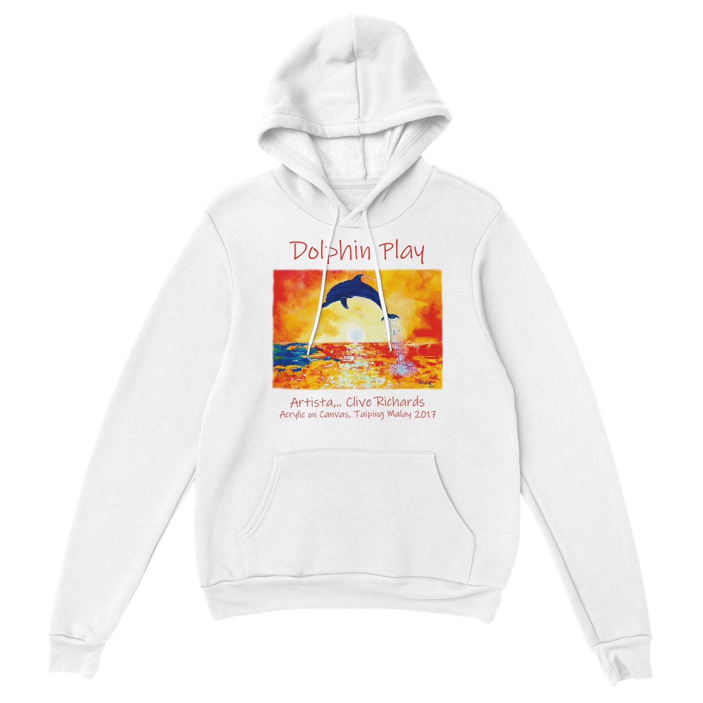 Dolphin Play Artista Clive || Classic Unisex Pullover Hoodie