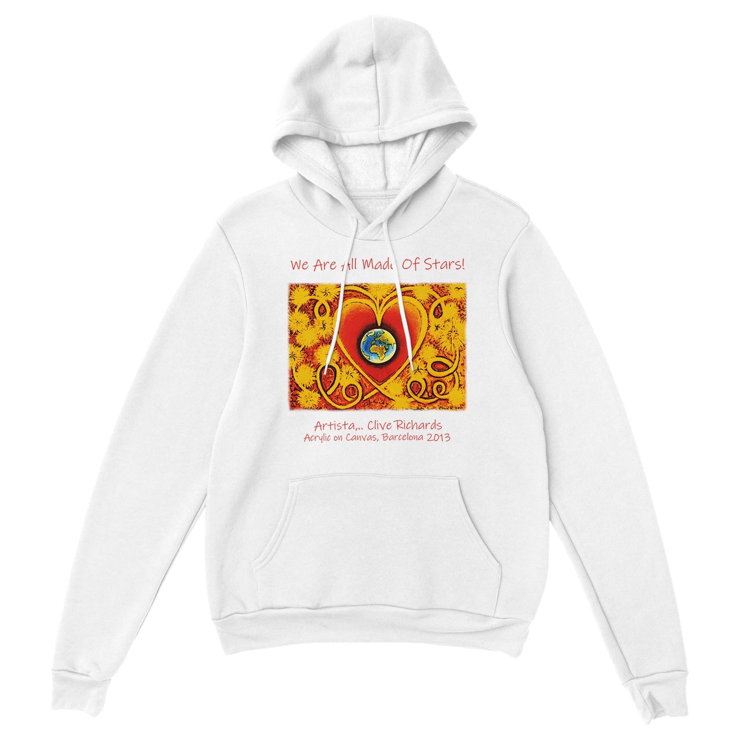 Wir sind alle aus Sternen gemacht, Artista Clive || Klassischer Unisex-Pullover-Hoodie