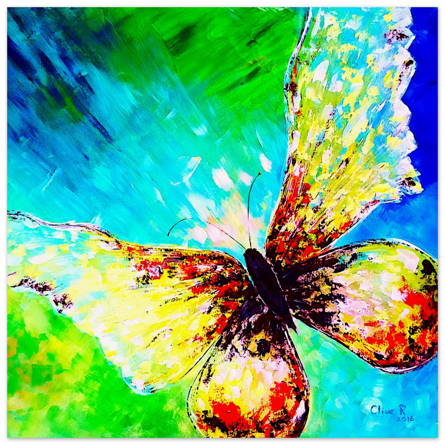 Butterfly Free || Museum-Quality Matte Paper Poster