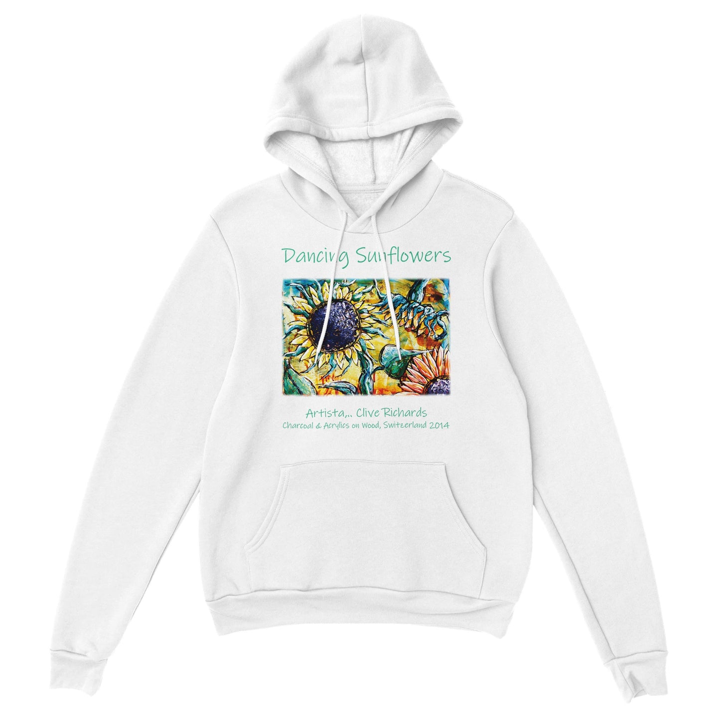 Dancing Sunflowers Artista Clive || Classic Unisex Pullover Hoodie