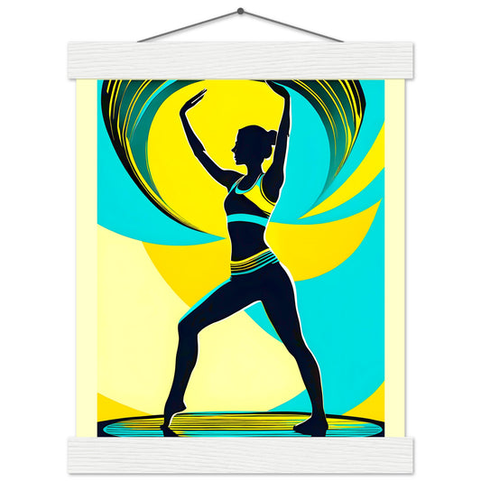 Feel The Dance || Premium Matte Paper Poster with Hanger