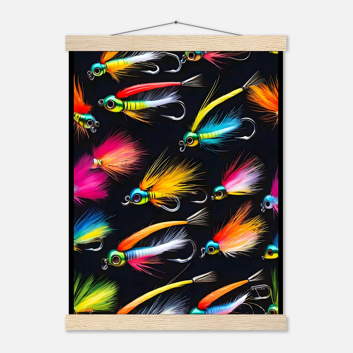 AI Flies || Premium Semi-Glossy Paper Poster with Hanger