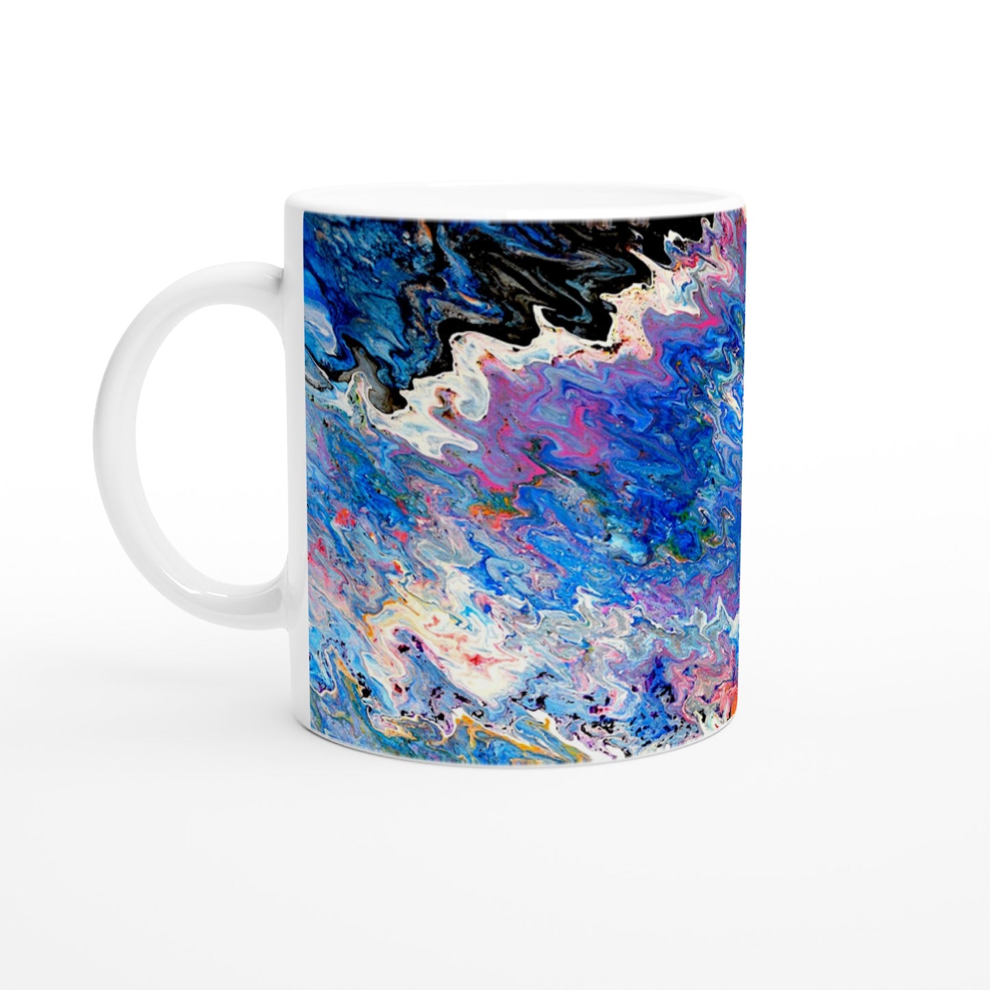 Olas rompiendo || Taza de cerámica blanca de 11 oz