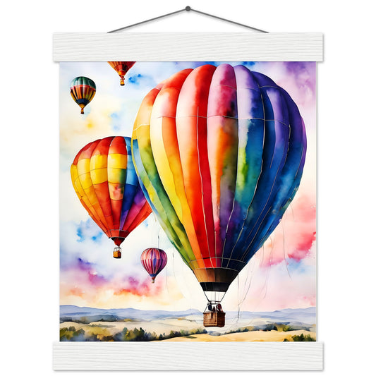 Ballontag || Premium-Poster aus mattem Papier mit Aufhänger