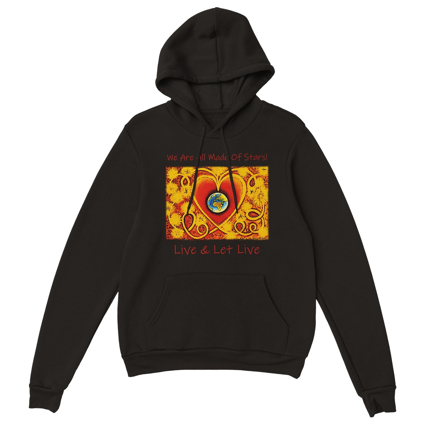 Leben und leben lassen || Klassischer Unisex-Pullover-Hoodie