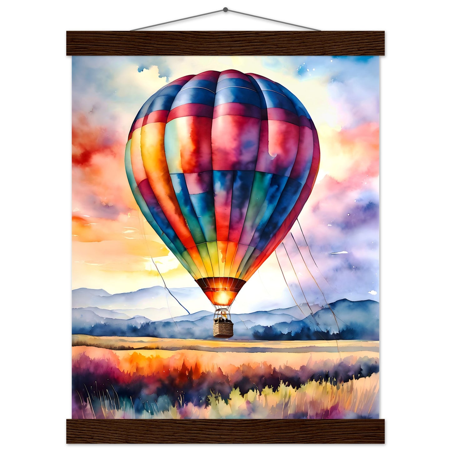 Watercolor Balloon || Premium Matte Paper Poster with Hanger