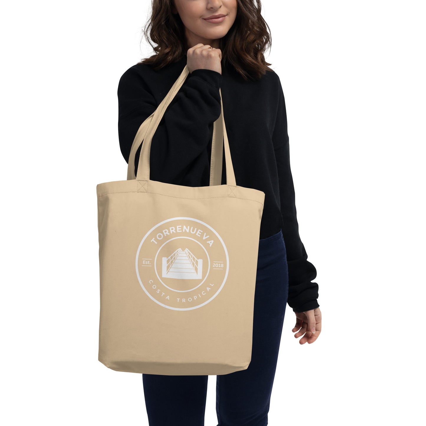 Torrenueva Costa, Est 2018, Suspension Bridge || Eco Organic Cotton Tote