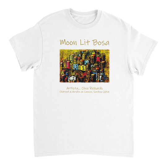 Moon Lit Bosa Artista Clive || Heavyweight Unisex Crewneck Tee