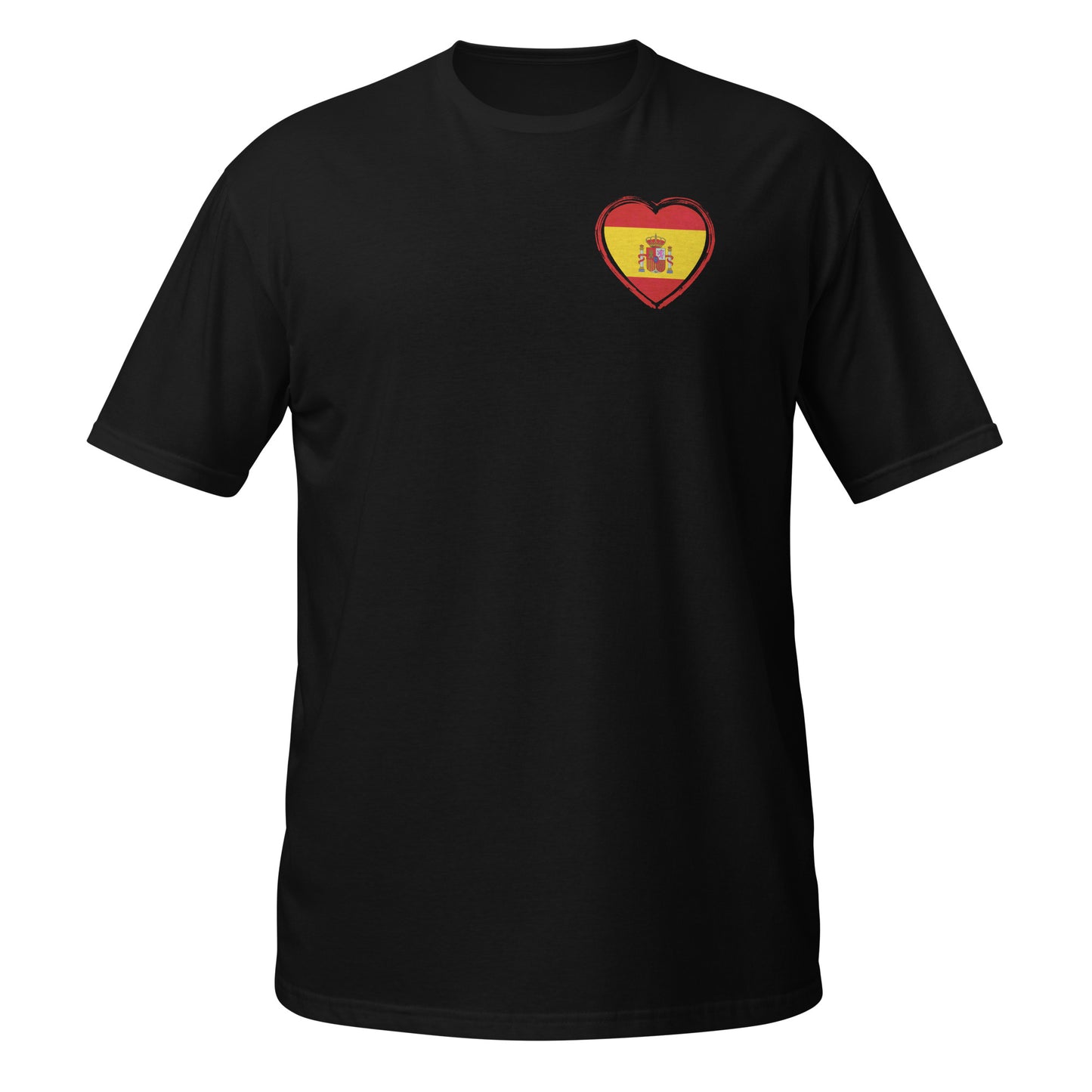 Escudo del corazón de España || Camiseta de estilo suave