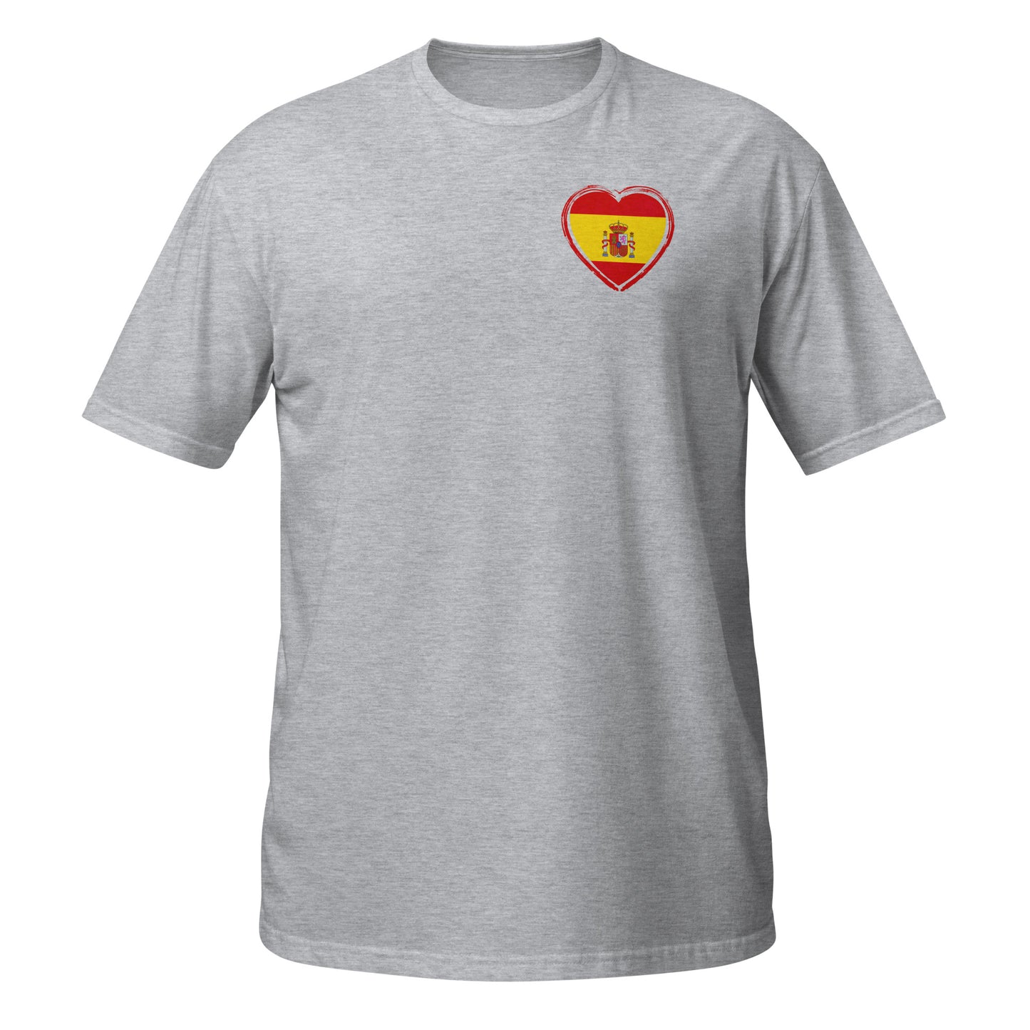 Escudo del corazón de España || Camiseta de estilo suave