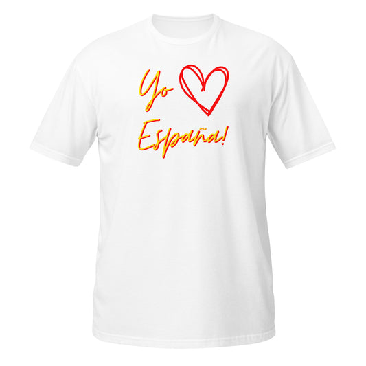 I Corazón Rojo España || Camiseta de estilo suave