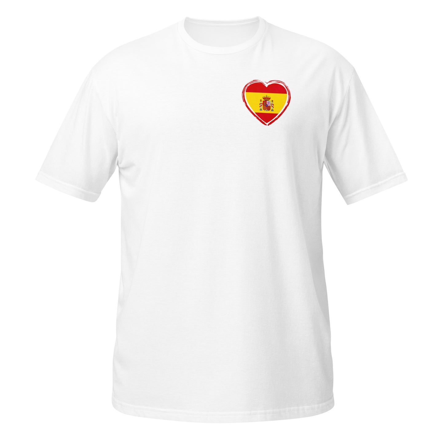 Escudo del corazón de España || Camiseta de estilo suave