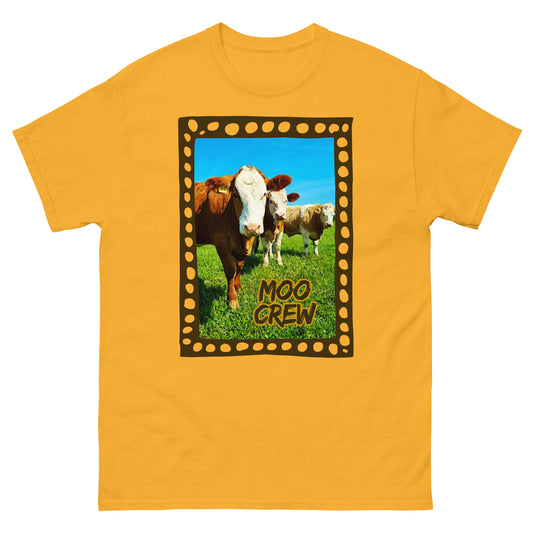 MOO CREW Marrón || Camiseta clásica unisex