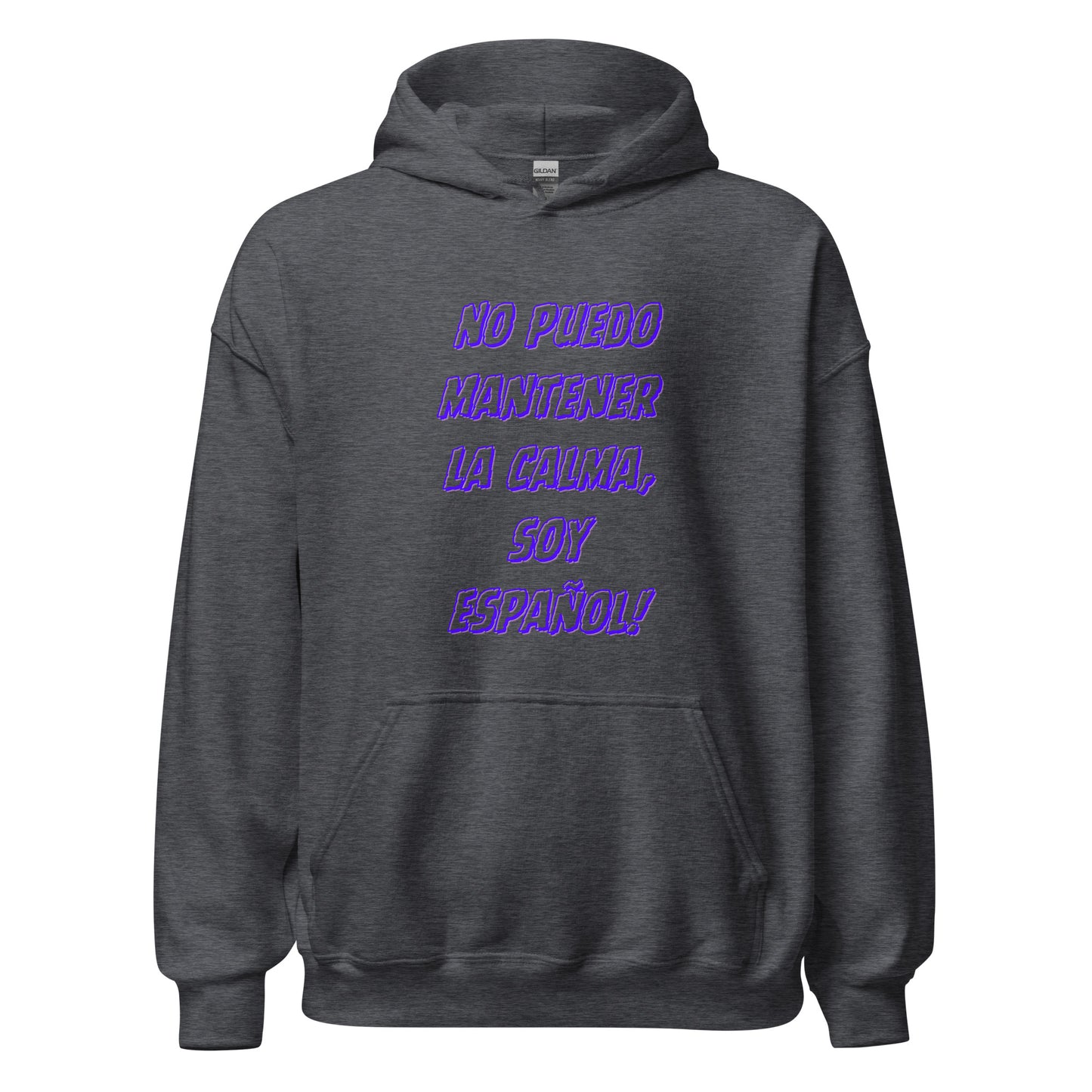 No Puedo Mantener la Calma, Soy Español Blue || Unisex-Hoodie