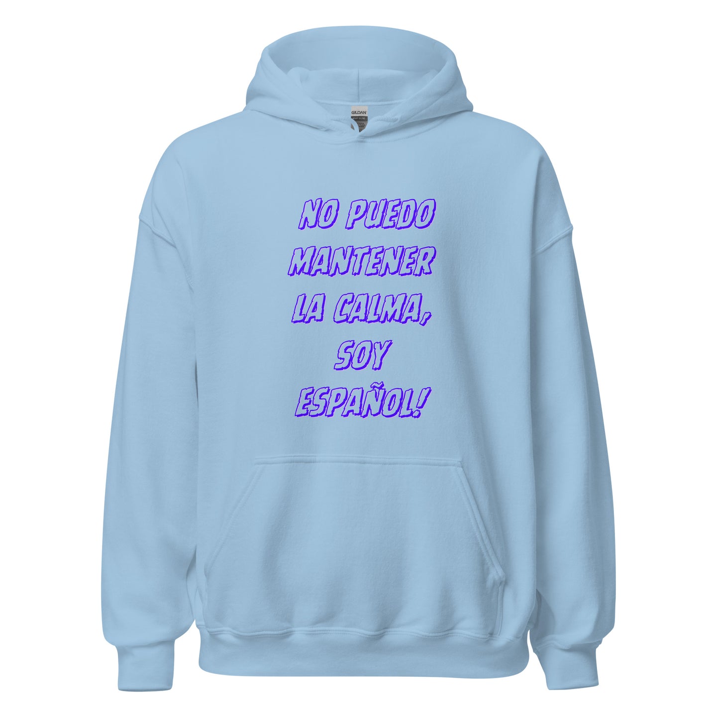 No Puedo Mantener la Calma, Soy Español Blue || Unisex-Hoodie