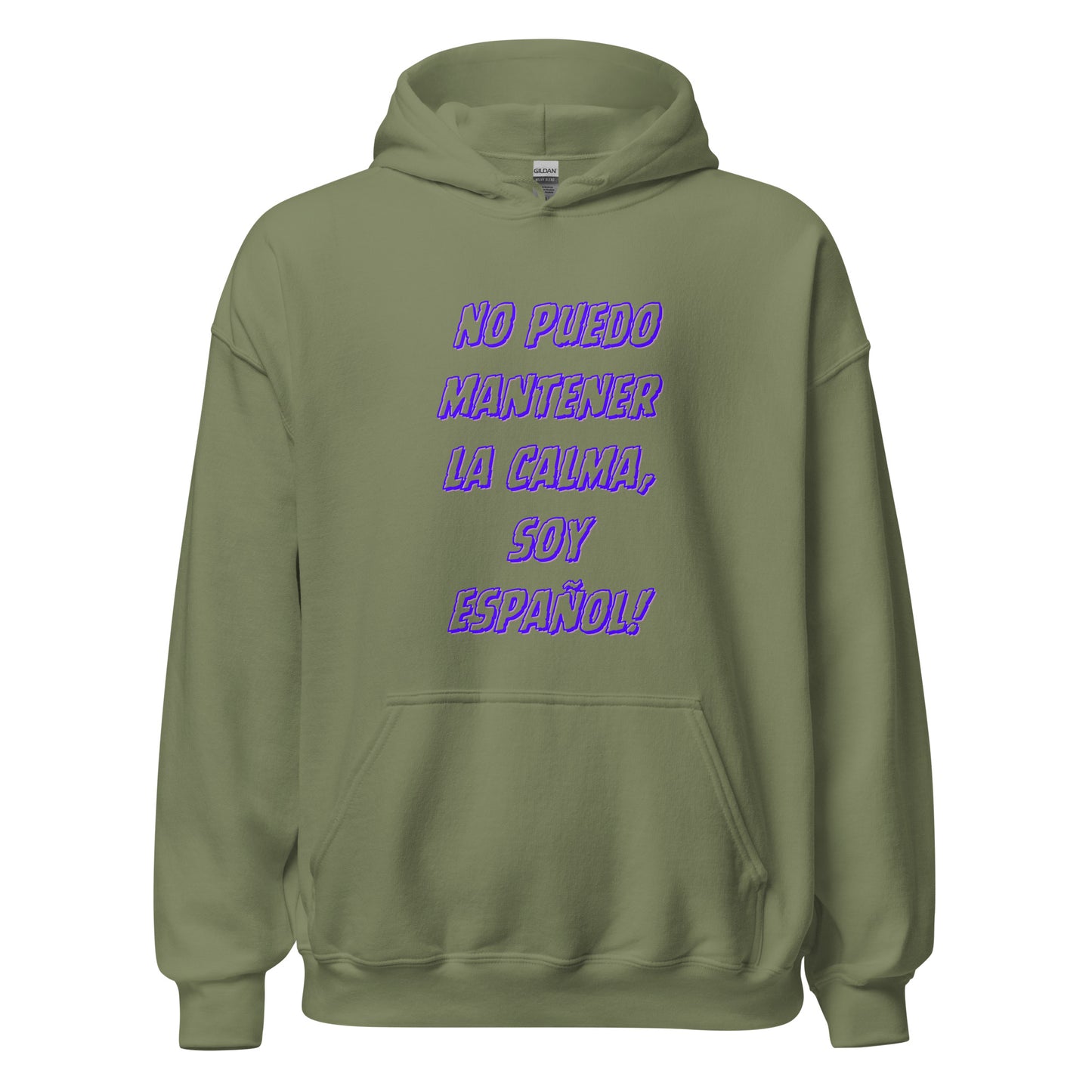 No Puedo Mantener la Calma, Soy Español Blue || Unisex-Hoodie