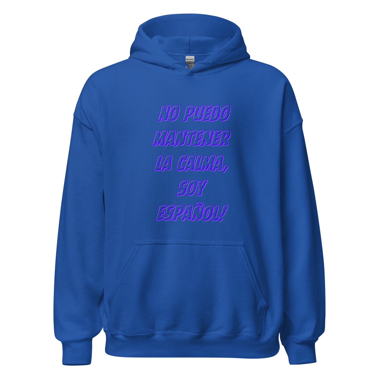 No Puedo Mantener la Calma, Soy Español Blue || Unisex-Hoodie