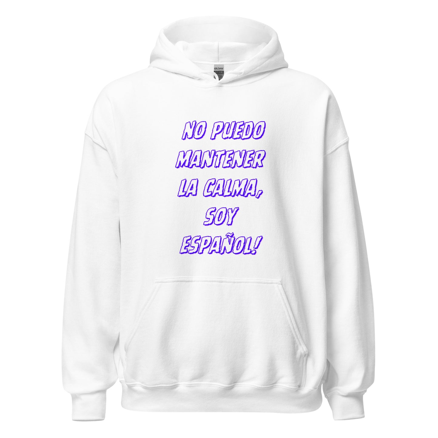 No Puedo Mantener la Calma, Soy Español Blue || Unisex-Hoodie